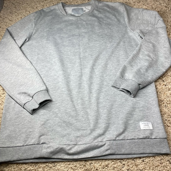 Jack & Jones Core JCOArms Sweat Crew Neck womens size XXL Sweatshirt Gray - Picture 13 of 13